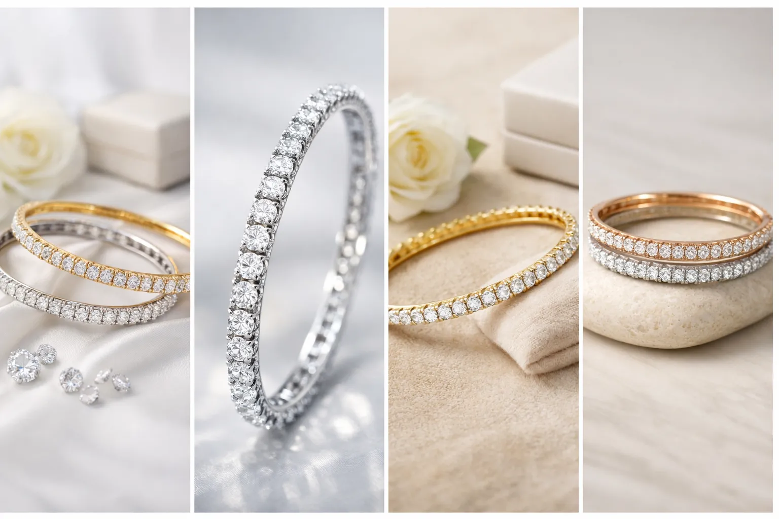 Best Lab Grown Diamond Bangles pictures details